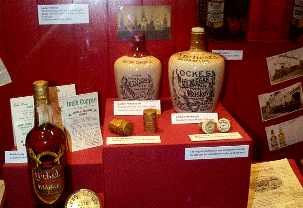 Display of Old Kilbeggan Whiskeys